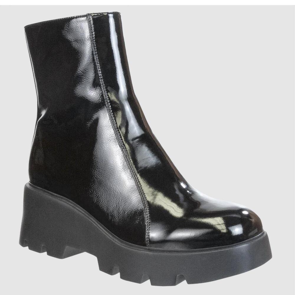 NEW NAKED FEET women's xenus platform ankle boots in black
